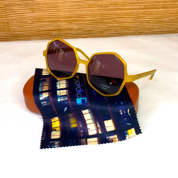 KOMONO Bonnie Milky Honey Sunglasses (NEW) - Picture 5 of 13